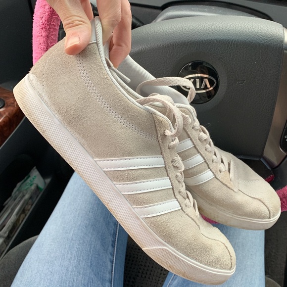 Tan Suede Adidas Shoes - Picture 1 of 3